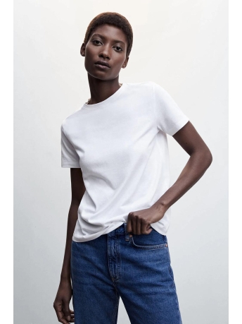 Mango T-shirt KATOENEN T SHIRT 47074023 01