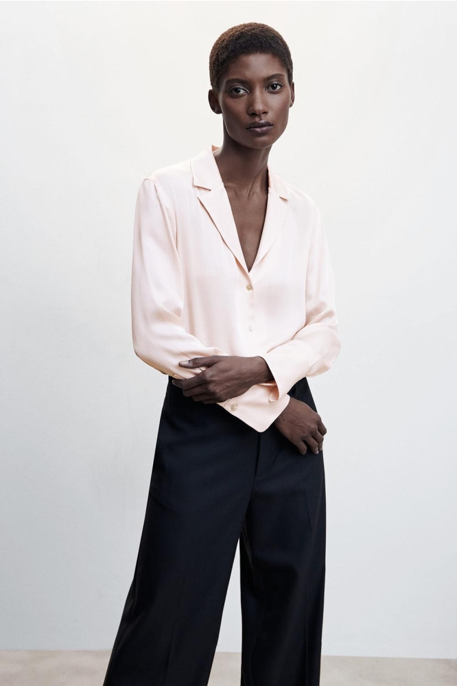 SOEPELVALLENDE BLOUSE MET REVERS 47023261 85