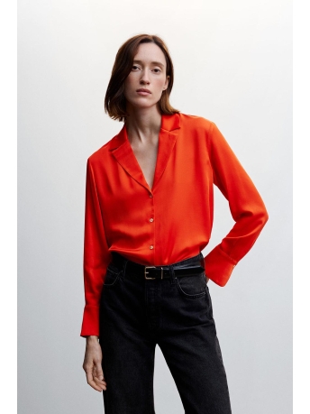 Mango Blouse SOEPELVALLENDE BLOUSE MET REVERS 47023261 87
