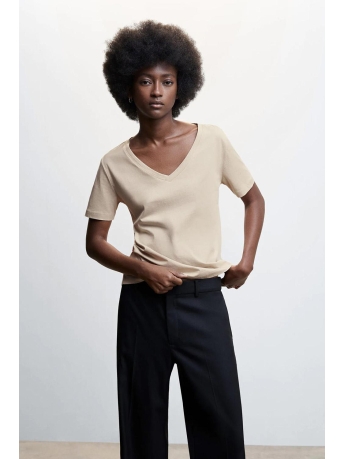 Mango T-shirt BASIC KATOENEN T SHIRT 47071312 06