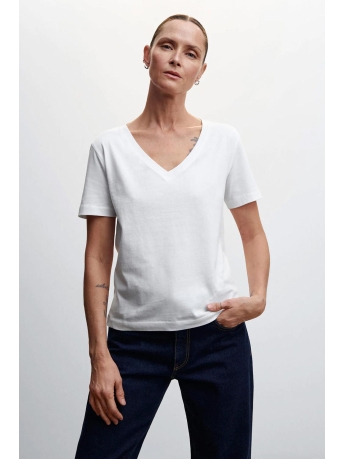 Mango T-shirt BASIC KATOENEN T SHIRT 47071312 01