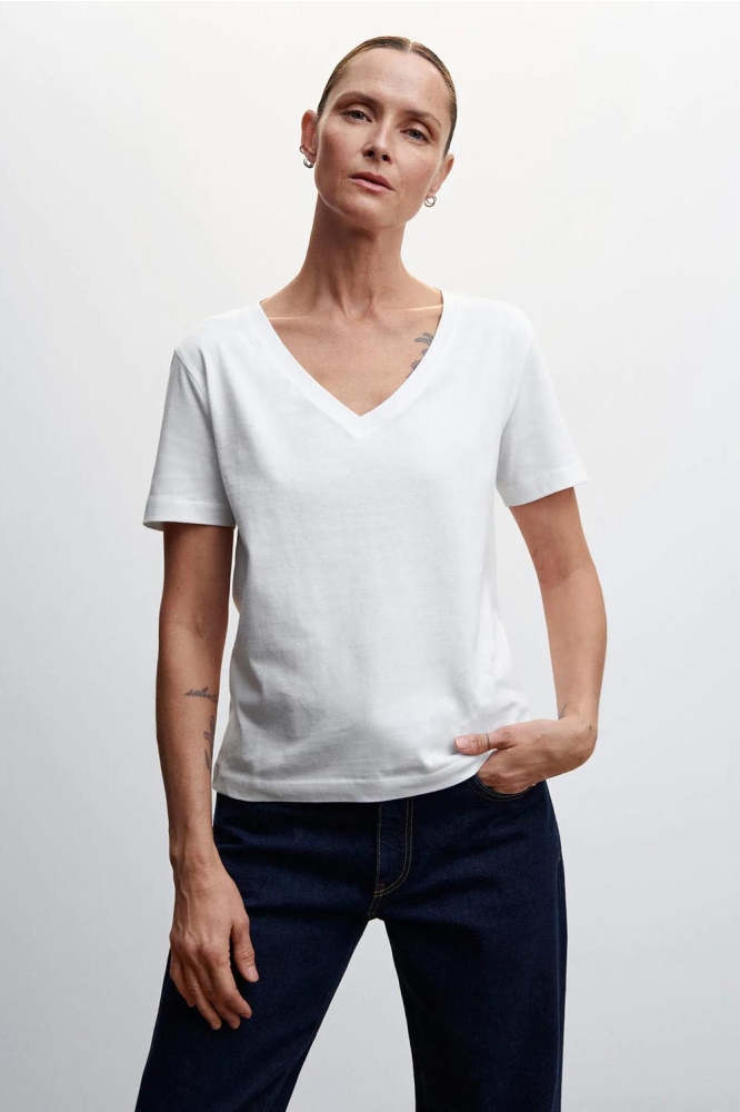 BASIC KATOENEN T SHIRT 47071312 01