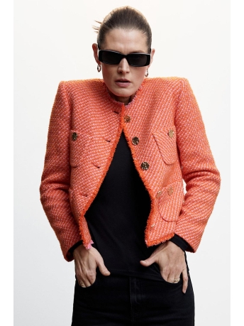 Mango Blazer TWEED JASJE MET ZAKKEN 47914035 85