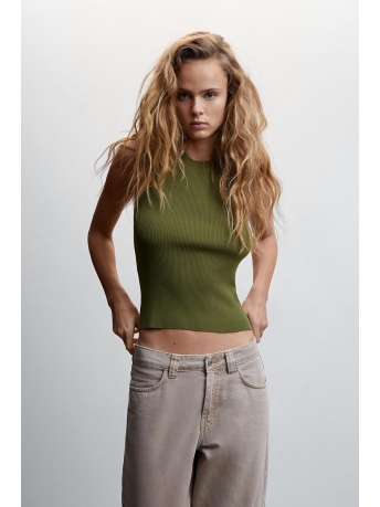 Mango Top GEBREIDE TOP MET BREDE SCHOUDERBANDEN 47065856 37