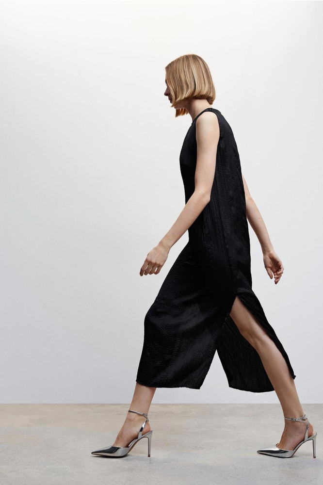 GETEXTUREERDE MIDI JURK 47025863 99