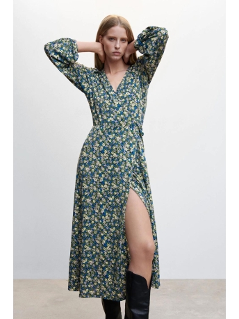 Mango Jurk JURK MET PRINT EN UITSNIJDING 47075837 52