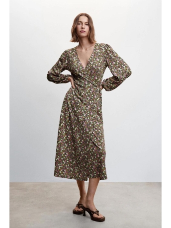 Mango Jurk JURK MET PRINT EN UITSNIJDING 47075837 85