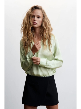 Mango Blouse SATIJNEN BLOUSE MET MAOKRAAG 47015853 43