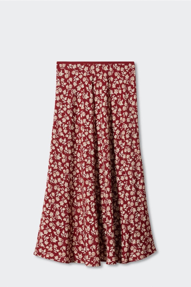 GEBLOEMDE MIDIROK 47085847 70