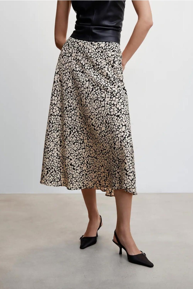 GEBLOEMDE MIDIROK 47085847 99