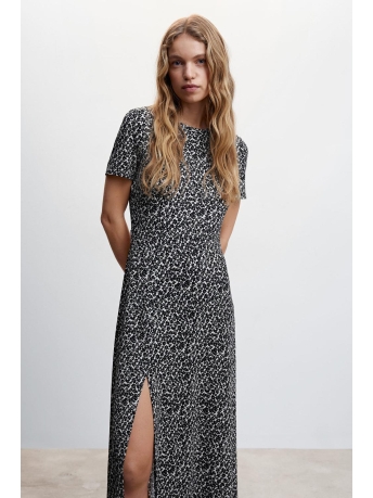 Mango Jurk JURK MET PRINT EN UITSNIJDING 47005742 99