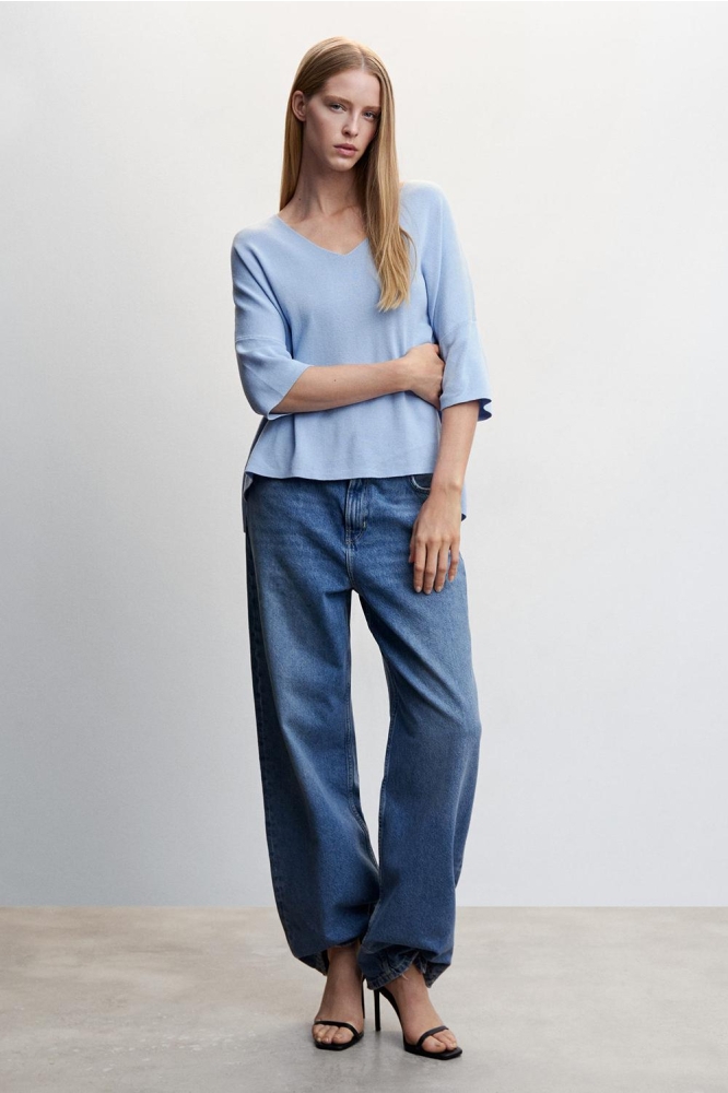 OVERSIZED TRUI MET DRIEKWART MOUWEN 47005876 50