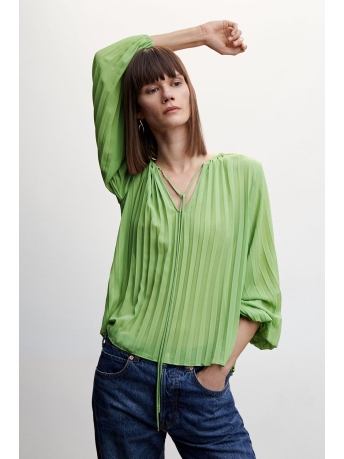 Mango Blouse GEPLOOIDE BLOUSE MET POFMOUWEN 47015854 43