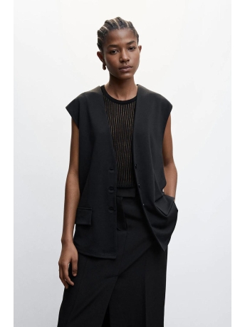Mango Vest RECHT OVERSIZED GILET 47055881 99