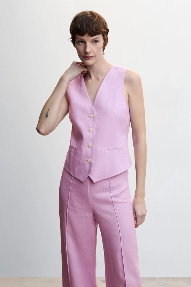 LINNEN GILET 47047109 61