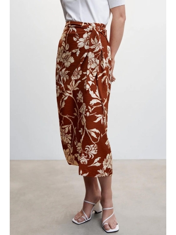 Mango Rok GEBLOEMDE WIKKELROK 47097112 30