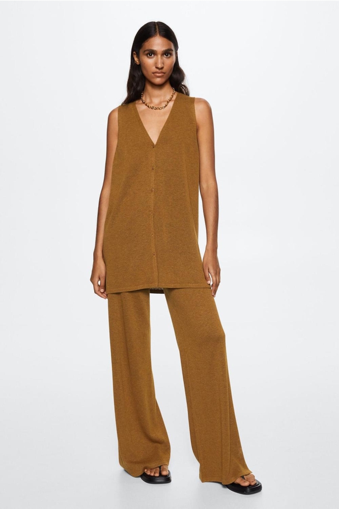 FIJNGEBREID OVESIZED VEST 37020453 09