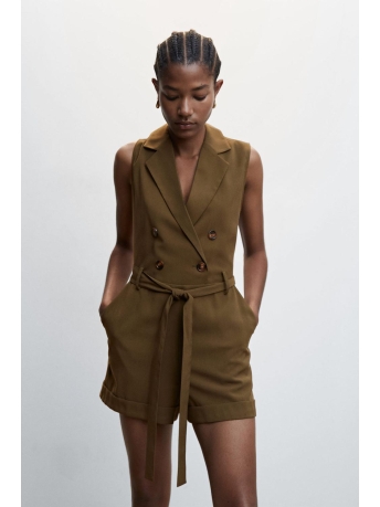 Mango Broek WIKKEL JUMPSUIT MET STRIK 47058629 37