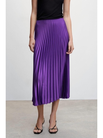 Mango Rok SATIJNEN PLISSEROK 47051296 65