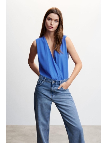 Mango Blouse GEKRUISTE LYOCELL BLOUSE 47008629 52