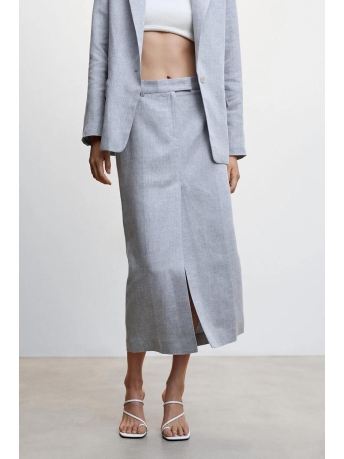 Mango Rok LINNEN KOKERROK 47009029 50