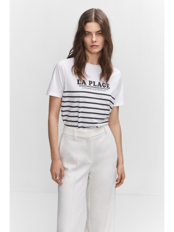 Mango T-shirt KATOENEN T SHIRT MET PRINT 57010317 01
