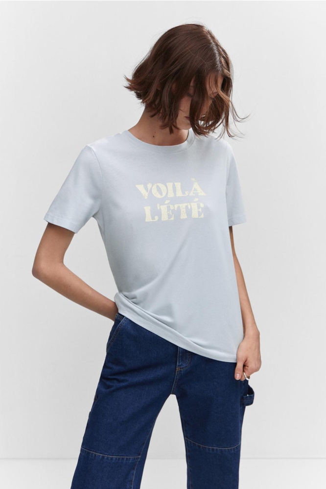 KATOENEN T SHIRT MET PRINT 57010317 50