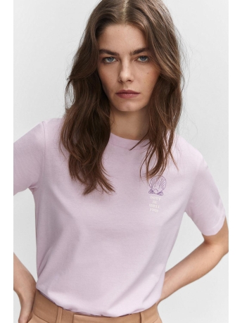 Mango T-shirt KATOENEN T SHIRT MET PRINT 57010317 85