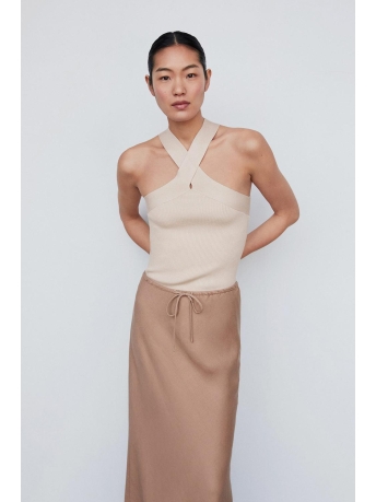 Mango Top GEBREIDE HALTERTOP 57072887 90