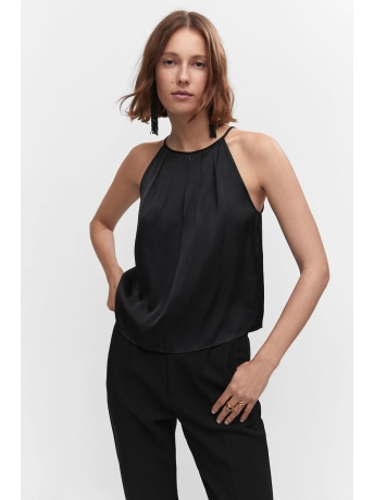 Mango Top SATIJNEN HALTERTOP 57042885 99