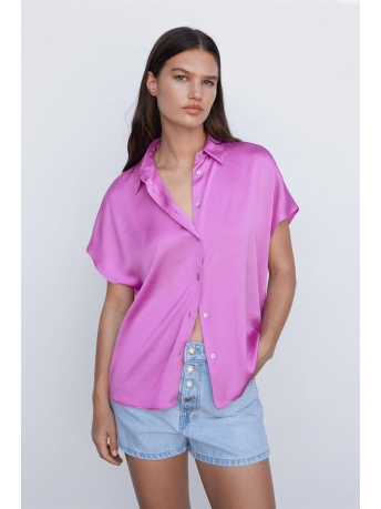 Mango Blouse OVERHEMD MET KORTE MOUW EN KNOPEN 57062888 85