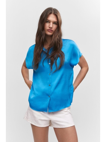 Mango Blouse OVERHEMD MET KORTE MOUW EN KNOPEN 57062888 52