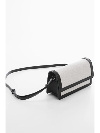 Mango Accessoire GETEXTUREERDE TAS MET KLEP 57092001 99