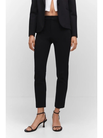 Mango Broek RECHTE IN ROMEINSE STEEK GEBREIDE BROEK 57052883 99