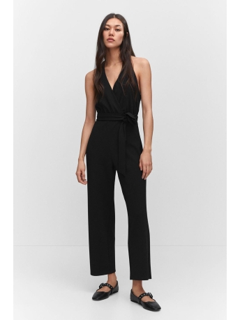 Mango Broek HALTERJUMPSUIT MET STRIKDETAIL 57073811 99