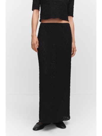 Mango Rok GESTRUCTUREERDE ROK MET SPLIT 57073810 99