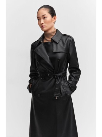 Mango Jas IMITATIELEREN TRENCHCOAT 57065950 99