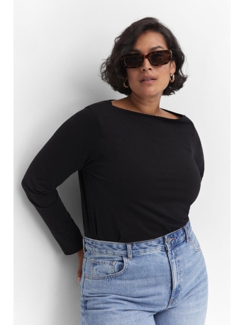 Mango T-shirt KATOENEN T SHIRT MET BOOTHALS 57074401 99
