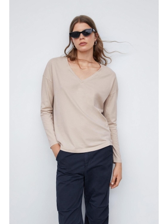 Mango T-shirt KATOENEN T SHIRT MET V HALS 57014404 08