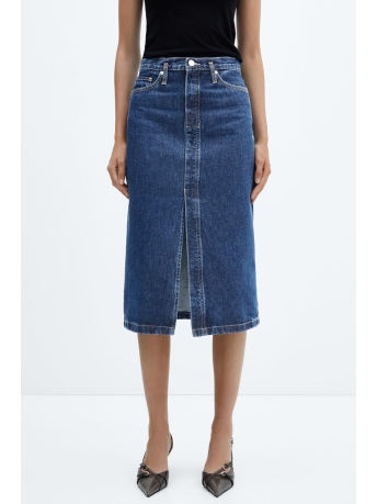 Mango Rok DENIM MIDIROK 57044410 TO