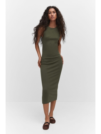 Mango Jurk KATOENEN MIDI JURK 57095795 37