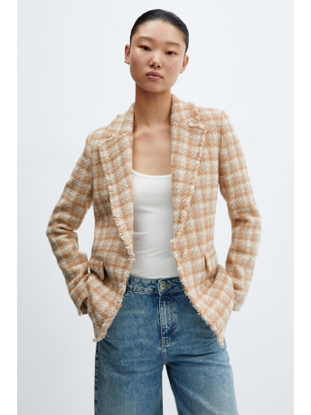 Mango Blazer TWEED BLAZER MET SIERAADKNOOP 57874430 30