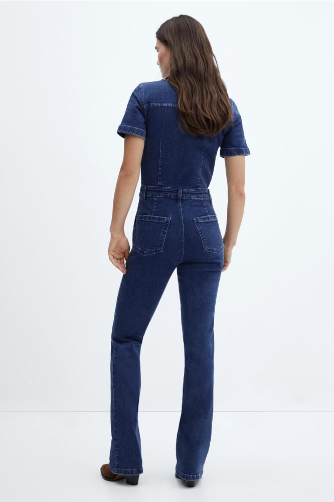 SPIJKERJUMPSUIT MET RITS 57066005 TO