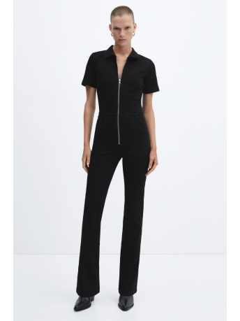Mango Broek SPIJKERJUMPSUIT MET RITS 57096004 TN