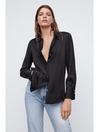 Mango Blouse SOEPELVALLENDE SATIJNEN BLOUSE 57003777 99