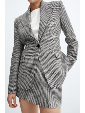 Mango Blazer PIED DE POULE BLAZER MET REVERS 57025981 99
