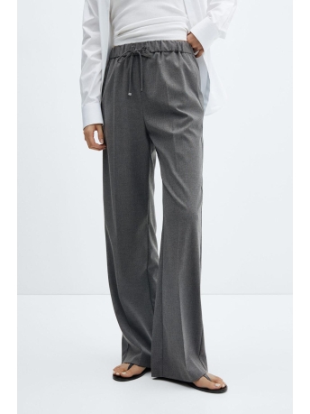 Mango Broek WIDELEG BROEK MET ELASTISCHE TAILLEBAND 57026717 94