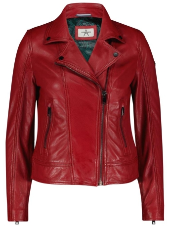 Donders Jas LEATHER JACKET 57546 Cherry Tomato