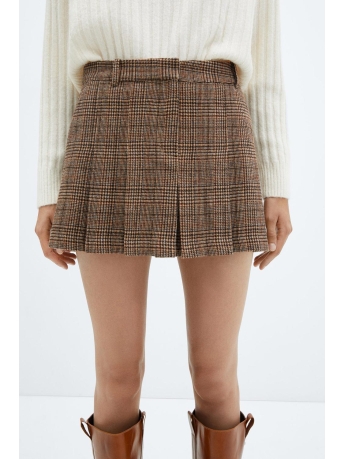 Mango Rok GEPLOOIDE PIED DE POULE ROK 57068271 08