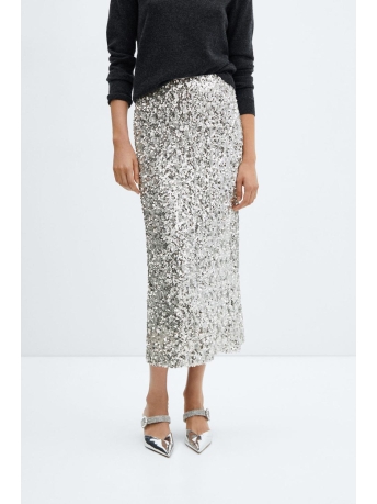 Mango Rok MIDIROK MET PAILLETTEN 57069104 PL